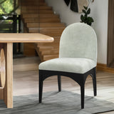Waldorf Mint Chenille Fabric Dining Chair 378Mint-SC Meridian Furniture