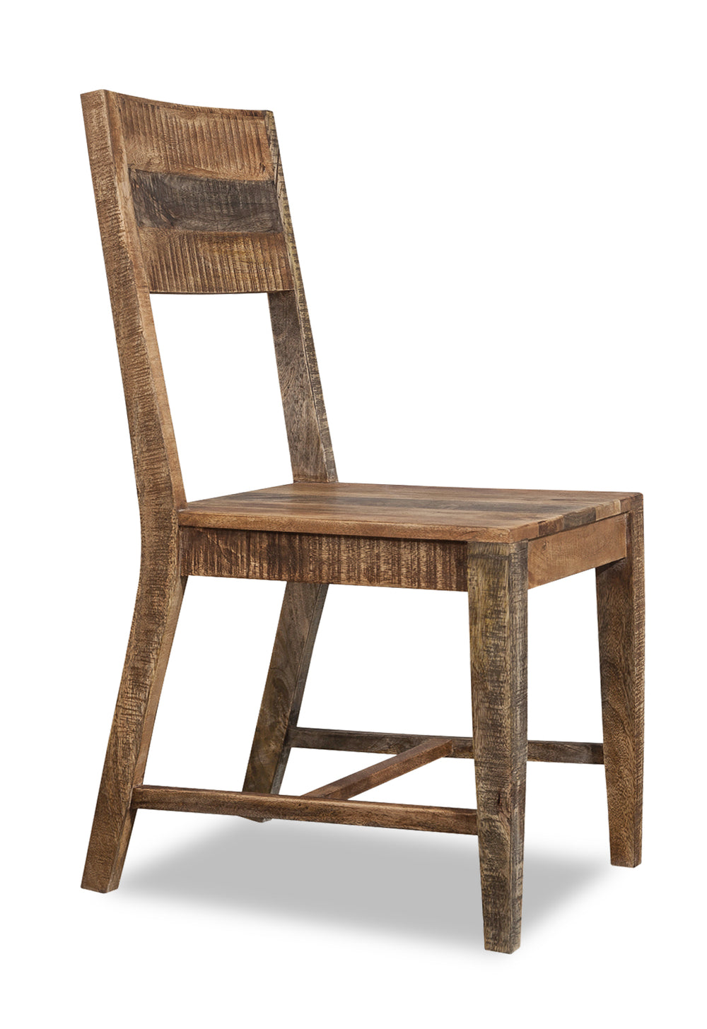 Homeroots Set Of 2 Solid Mango Wood Dining Chairs  Wood 379814
