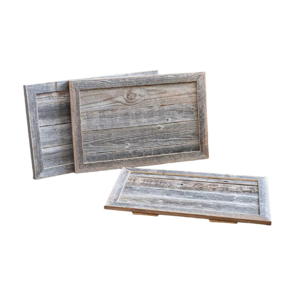 HomeRoots 18" Gray Distressed Wood Christmas Tree Collar - Rustic Farmhouse Decor to Elevate Holiday Style! 379882