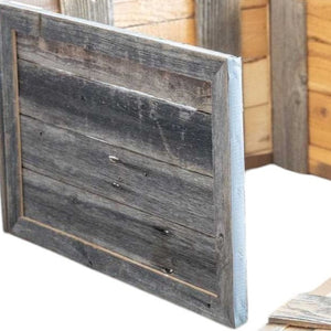 HomeRoots 18" Gray Distressed Wood Christmas Tree Collar - Rustic Farmhouse Decor to Elevate Holiday Style! 379882