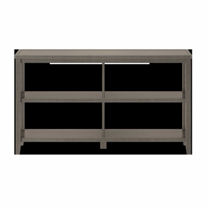 Homeroots 30" Bookcase With 2 Shelves In Washed Grey   379941