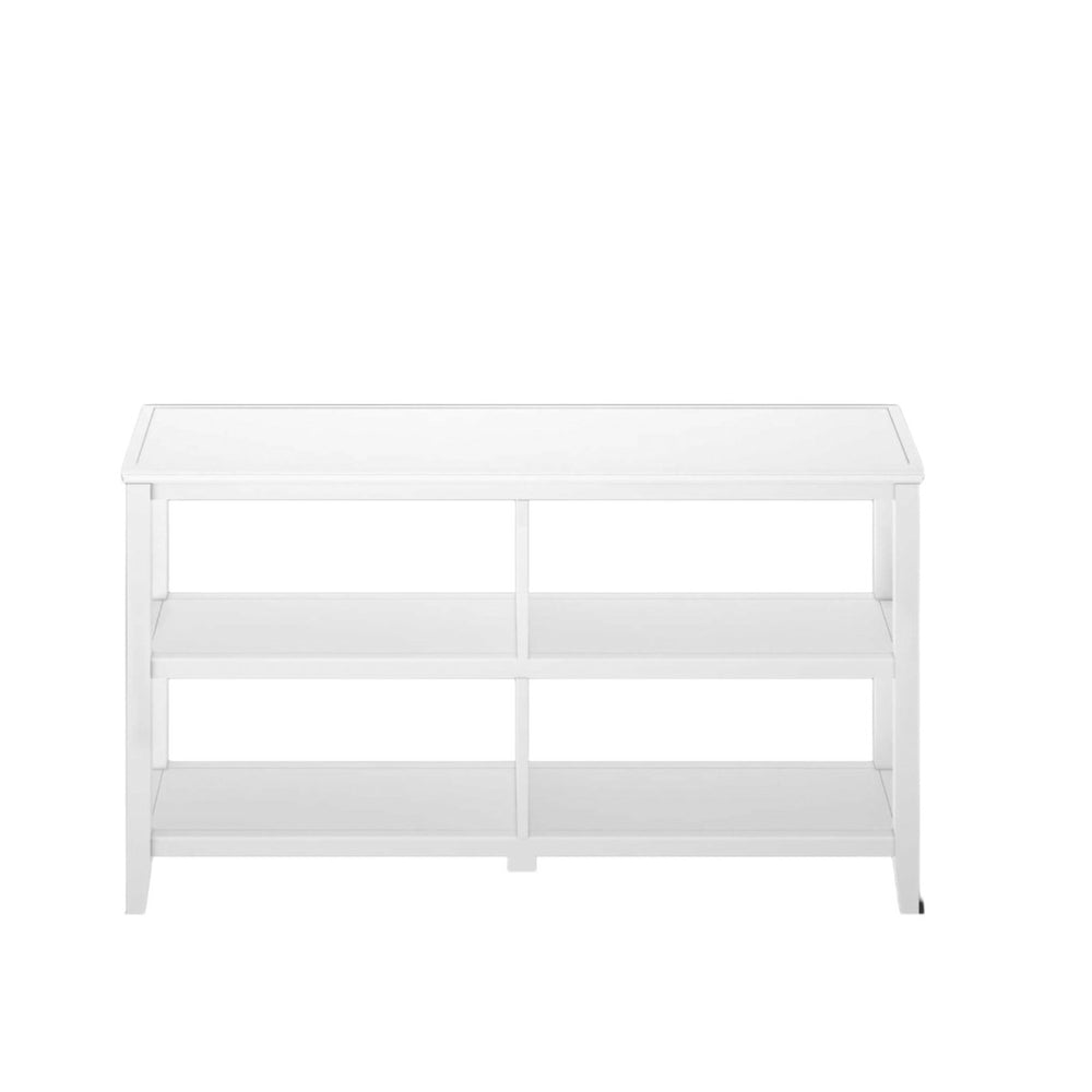 HomeRoots 30" White Wood Bookcase with Two Shelves - Stylish Storage Solution for Any Room, Easy Assembly! 379942