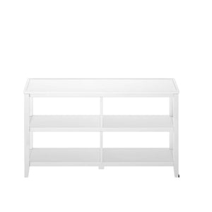 HomeRoots 30" White Wood Bookcase with Two Shelves - Stylish Storage Solution for Any Room, Easy Assembly! 379942