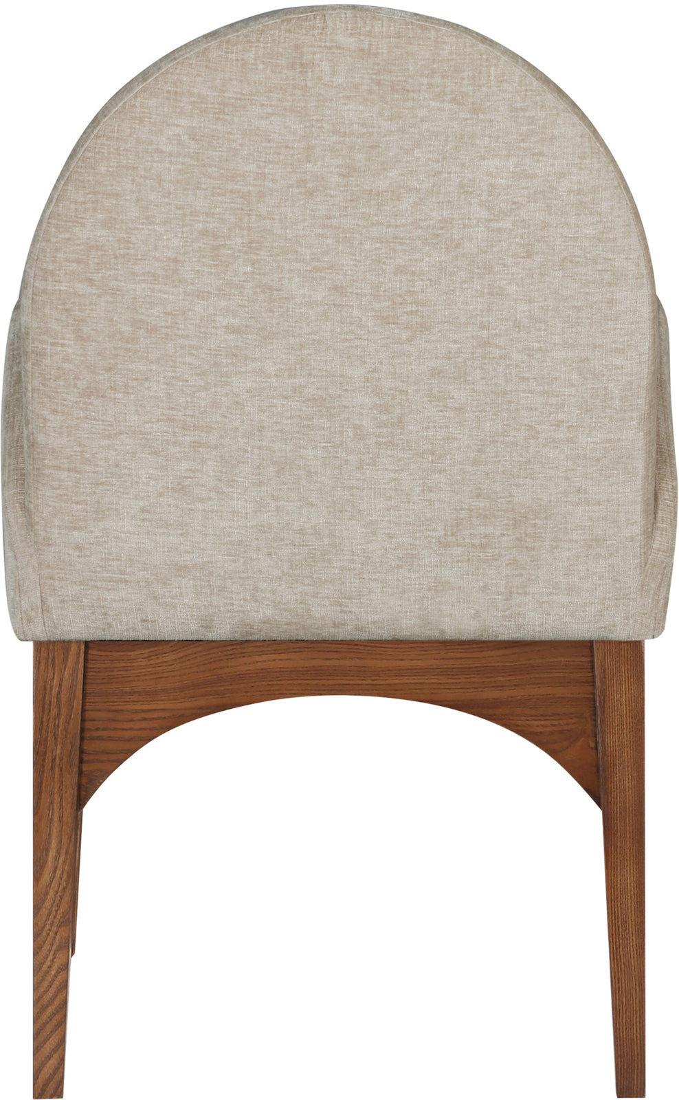 Waldorf Beige Chenille Fabric Dining Chair 379Beige-AC Meridian Furniture