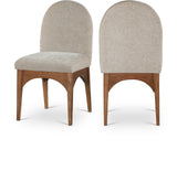 Waldorf Beige Chenille Fabric Dining Chair 379Beige-SC Meridian Furniture