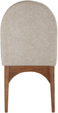 Waldorf Beige Chenille Fabric Dining Chair 379Beige-SC Meridian Furniture