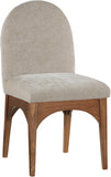 Waldorf Beige Chenille Fabric Dining Chair 379Beige-SC Meridian Furniture