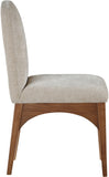 Waldorf Beige Chenille Fabric Dining Chair 379Beige-SC Meridian Furniture