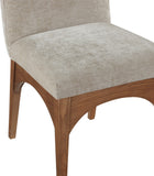 Waldorf Beige Chenille Fabric Dining Chair 379Beige-SC Meridian Furniture