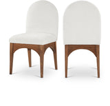 Waldorf Cream Chenille Fabric Dining Chair 379Cream-SC Meridian Furniture