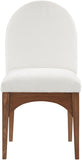 Waldorf Cream Chenille Fabric Dining Chair 379Cream-SC Meridian Furniture