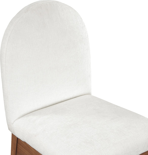 Waldorf Cream Chenille Fabric Dining Chair 379Cream-SC Meridian Furniture