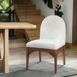 Waldorf Cream Chenille Fabric Dining Chair 379Cream-SC Meridian Furniture