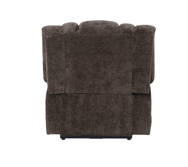 English Elm Brown Power Lift Recliner With Soothing Heat, Massage & Easy Mobility - Ultimate Comfort Solution! B062P215449