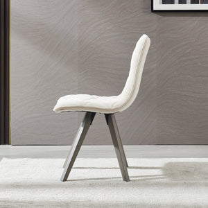 English Elm Dining Chairs Set of 2 Scandinavian Oak Leg Upholstered Seats for Modern Interiors W5630P456181