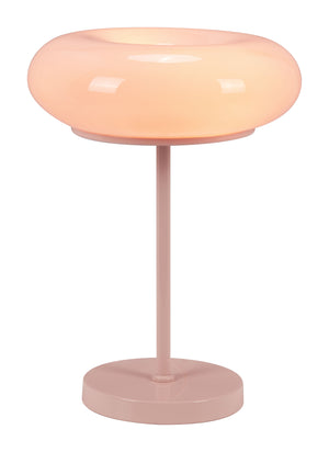 Zuo Modern Munk Table Lamp Pink - Modern Design, Chic Aesthetic, Versatile Lighting For Any Contemporary Space Pink Pvc,Steel 56179-zuo-modern