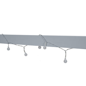 English Elm Full House Bed Frame with Window & Fence Playhouse Design, Sturdy Pine/MDF, Safe 400lb Capacity Gray N709P215545E