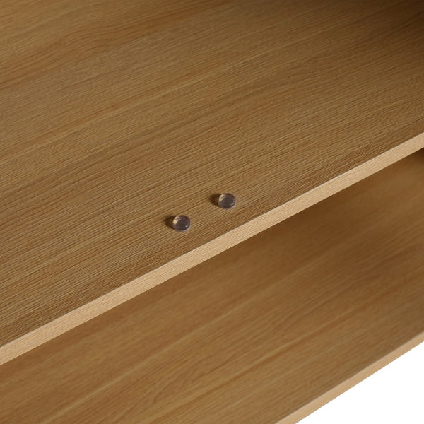 English Elm 36" Modern Bathroom Vanity With Ceramic Sink, Soft Closing Doors & Open Shelf For Stylish Storage W1972S00019