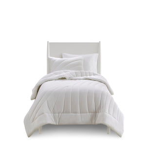 English Elm 2 Piece Jersey Knit Quilted Comforter Set Hypoallergenic Soft Twin Bedding B035P319897