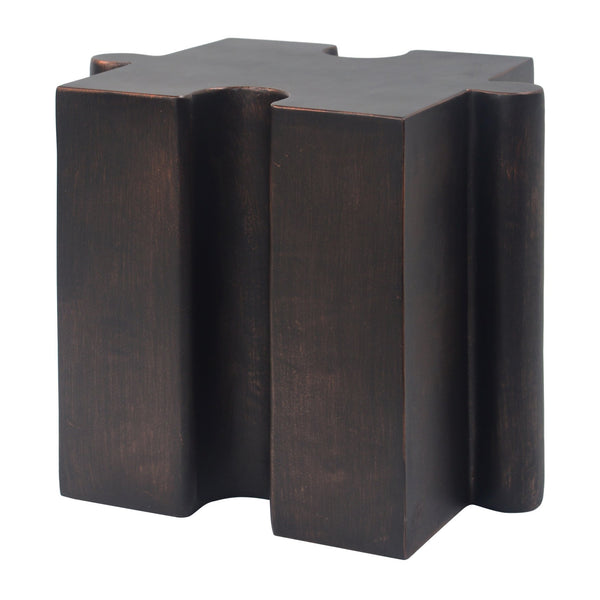 English Elm Christopher Knight Home® - 3-Piece Artistic Puzzle Table Set - Modular Copper Accent Tables For Indoor & Outdoor Use, 200Lb Capacity N770PS33132A