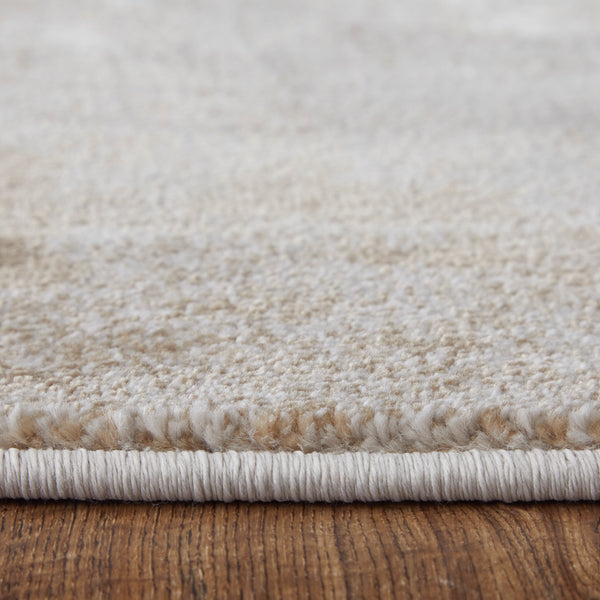 Feizy Rugs Waldor Modern Abstract Distressed Rug - Elegant High-low Pile Design In Gold, Ivory, And Gray Hues Brown,Tan,Ivory Polypropylene,Polyester 73539ncfivygldh13