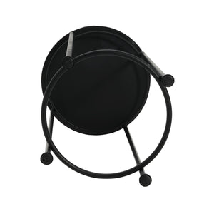 English Elm Christopher Knight Home® - Wesley Ceramic Tile & Iron Plant Stand Set - Weatherproof Tall/Med/Small Display for Patio Décor N775P215525B