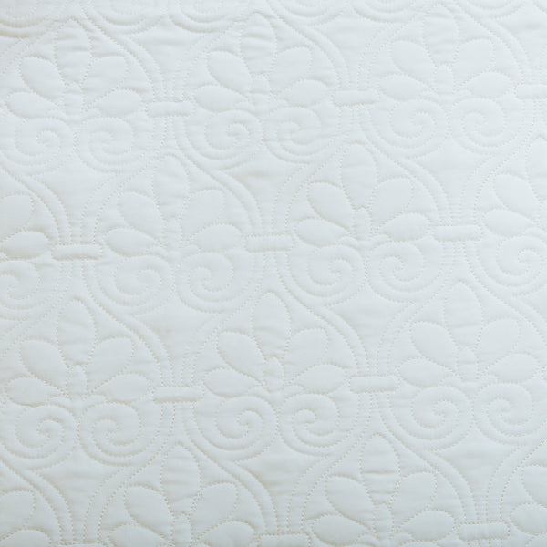 JLA Home Madison Park - 6 Reversible Daybed Cover Set with Antimicrobial Protection, Quilted Texture, Striped Skirt & Pillow White MP13-3980