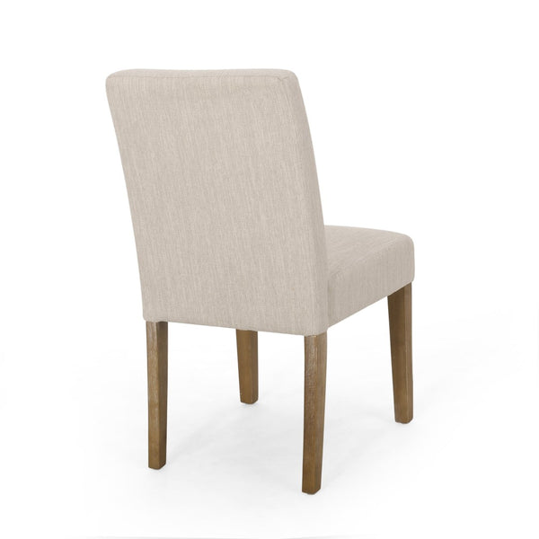 English Elm Dining Chairs Set of 2 Upholstered Seats Tapered Legs Mid-century Modern Style 69410.00