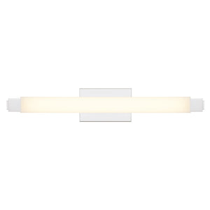 English Elm 26-inches Dimmable Led Vanity Bar with Selectable Color Temperature for Modern Bathrooms Chrome B370P394090