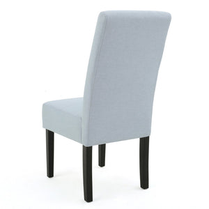 English Elm Hanford Upholstered Dining Chair Set of 2 with T-stitch Back and Tapered Legs N767P360602E