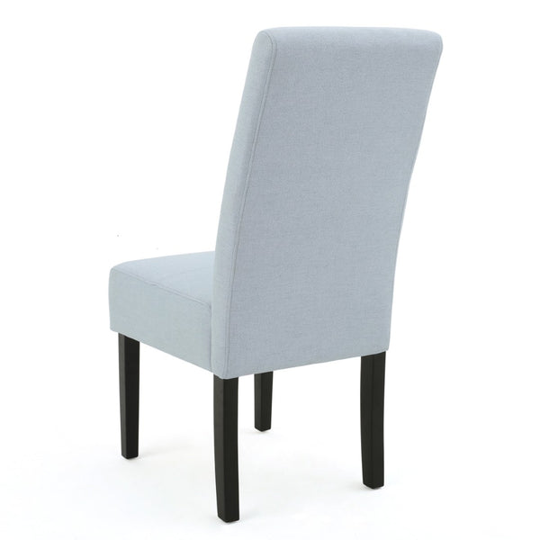 English Elm Hanford Upholstered Dining Chair Set of 2 with T-stitch Back and Tapered Legs N767P360602E