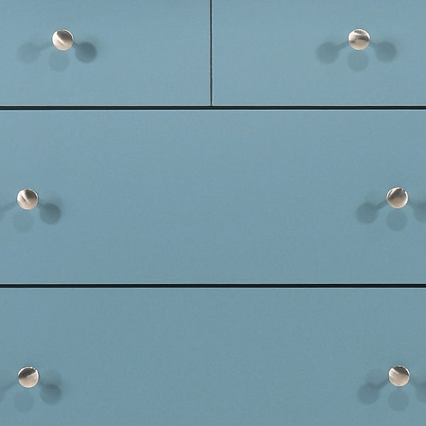 English Elm Elegant Teal Casual Dresser 39"H x 58"W x 18"D — Vibrant Teal Storage Cabinet, Durable Particleboard Finish B078108333