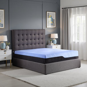 English Elm Refresh 12 Inch Hybrid Latex Coil Mattress with Copper Foam Cooling Cal King B210P286882