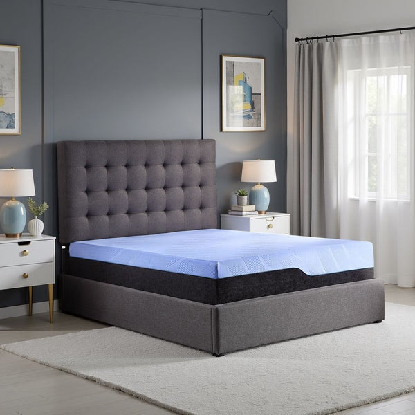 English Elm Refresh 12 Inch Hybrid King Mattress with Latex Talalay Foam and Wrapped Coils B210P286884