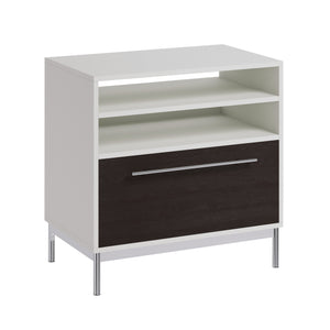 English Elm Lateral File Cabinet – Modern White Finish With Full-Extension Drawers, Perfect For Small Spaces! B356P354428
