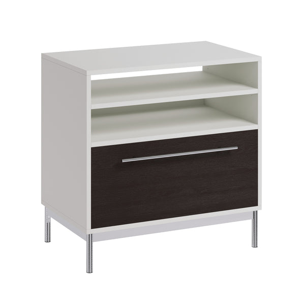English Elm Lateral File Cabinet – Modern White Finish With Full-Extension Drawers, Perfect For Small Spaces! B356P354428