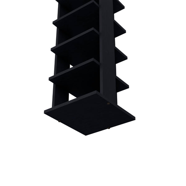 English Elm Fm Furniture Ivonny Seven Tier Freestanding Shoe Organizer Slim Wenge Tower for Entryway B128P361094