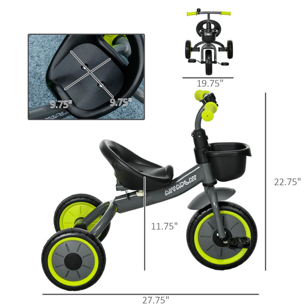 English Elm Aosom 6v Electric Toddler Atv Quad Ride on with Non-slip Grip and Durable Tires Yellow W2225P217785