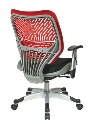 OSP Home Furnishings Cosmo Spaceflex Ergonomic Mesh Manager Chair with Adaptive Lumbar and Breathable Seat 86-M39C625R