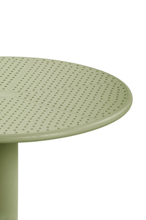 English Elm Cedric Outdoor Round Bistro Table Cafe Inspired Modern Design for Compact Patios Sage Green N776P390479G