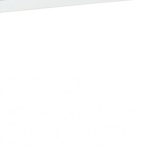 Homeroots 48" White Finish 2 Tier Solid Wood Over Toilet Organizer   380017