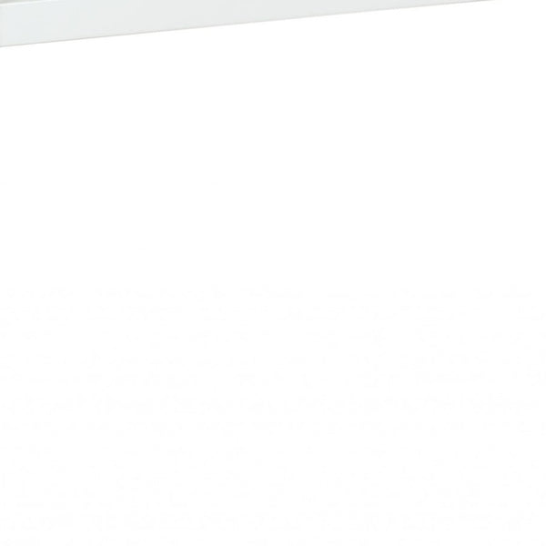 Homeroots 48" White Finish 2 Tier Solid Wood Over Toilet Organizer   380017