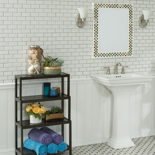 Homeroots 37" Espresso Solid Wood Four Tier Step Bookcase   380030