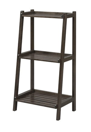 Homeroots 42" Bookcase With 3 Shelves In Espresso   380033