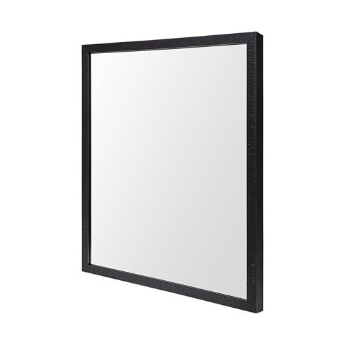 Homeroots Rectangle Black Accent Mirror With Oxidized Finish Frame  Polystyrene Foam 380071