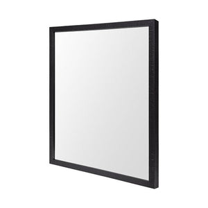 Homeroots Rectangle Black Accent Mirror With Oxidized Finish Frame  Polystyrene Foam 380071