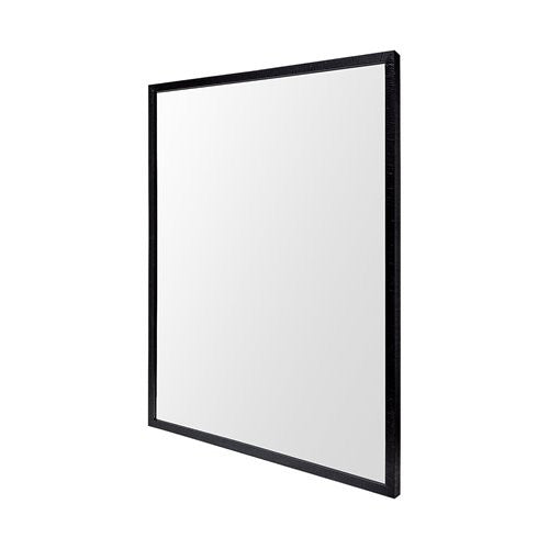 Homeroots Rectangle Black Accent Mirror With Oxidized Finish Frame  Polystyrene Foam 380076