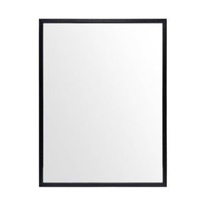 HomeRoots Rectangle Black Accent Mirror with Oxidized Frame – Stylish Depth for Modern and Transitional Spaces 380076