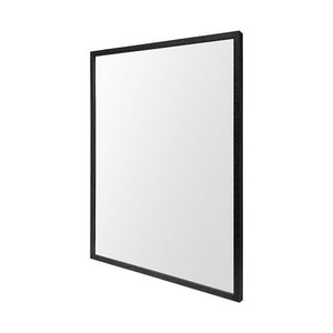 Homeroots Rectangle Espresso Accent Mirror With Lakeside Design  Polystyrene Foam 380078