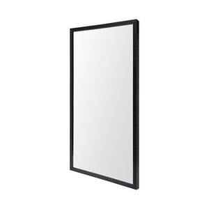 Homeroots Rectangle Black Accent Mirror With Oxidized Finish Frame  Polystyrene Foam 380081